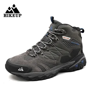 HIKEUP Men's Suede Hiking Boots
