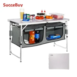 SucceBuy Folding Camping Table Outdoors