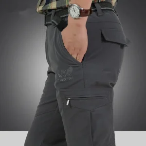 Men's Winter Fleece Cargo Pants